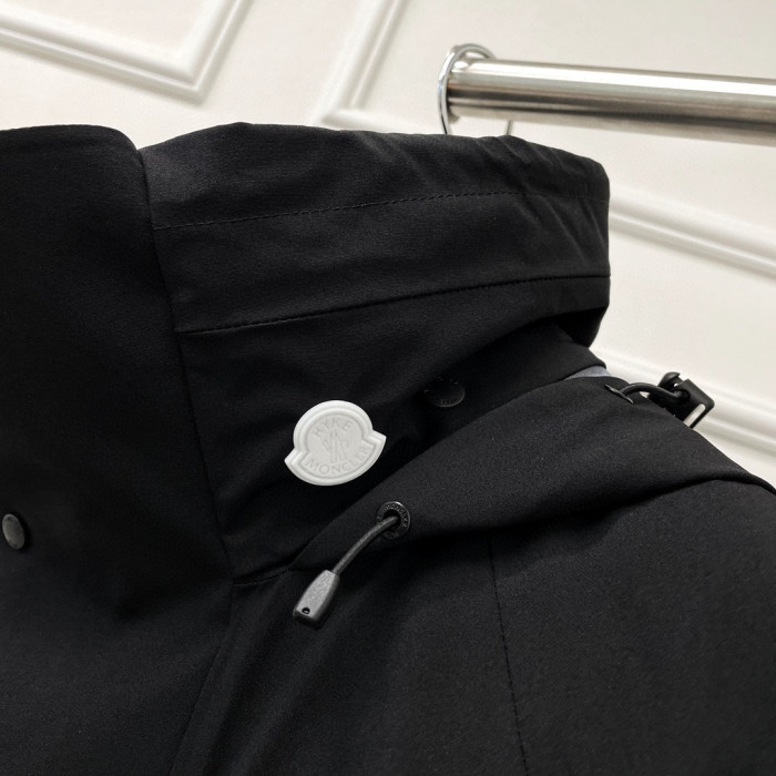 Moncler Black Hooded Down Jacket #nigo22155