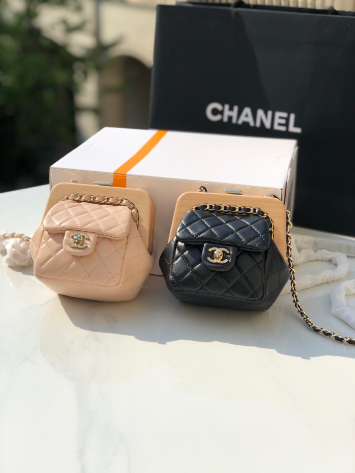 Chanel Leather Chain Diagonal Mini Bag #nigo22168
