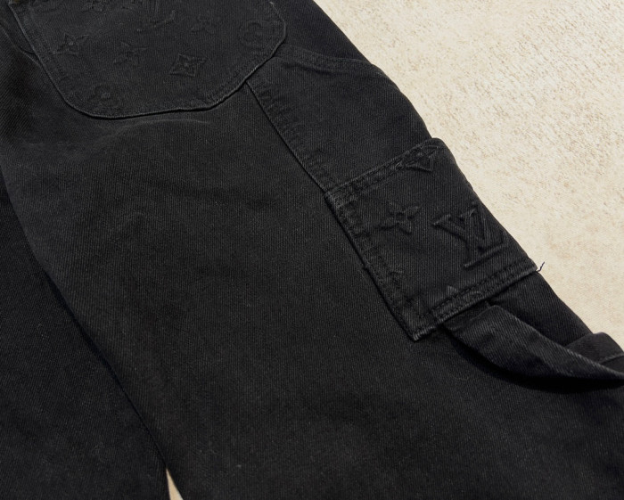 Louis Vuitton Denim Buckle Up Jacket And Pants Set #nigo22157