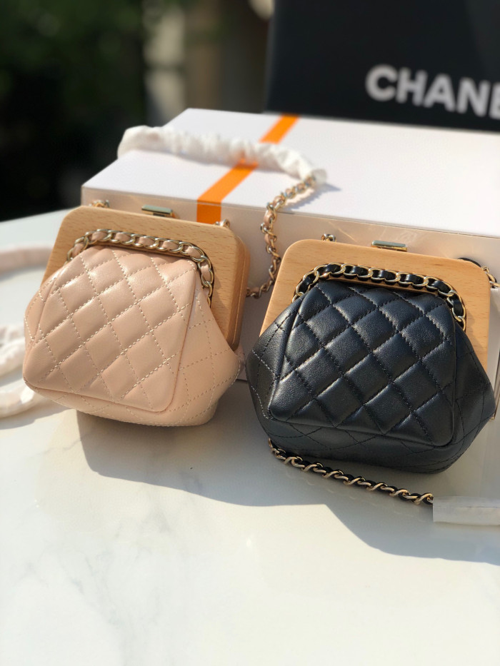 Chanel Leather Chain Diagonal Mini Bag #nigo22168