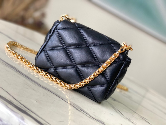 Louis Vuitton PICO GO-14 Leather Chain Diagonal Bag #nigo22171