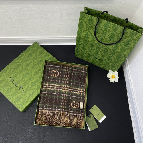 Gucci Plaid Wool Scarf #nigo96777