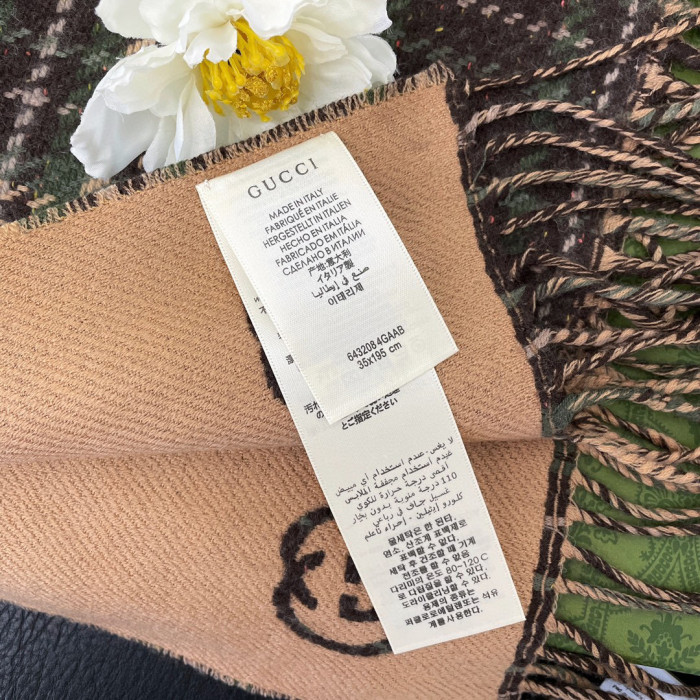 Gucci Plaid Wool Scarf #nigo96777