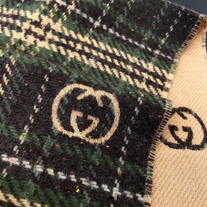 Gucci Plaid Wool Scarf #nigo96777