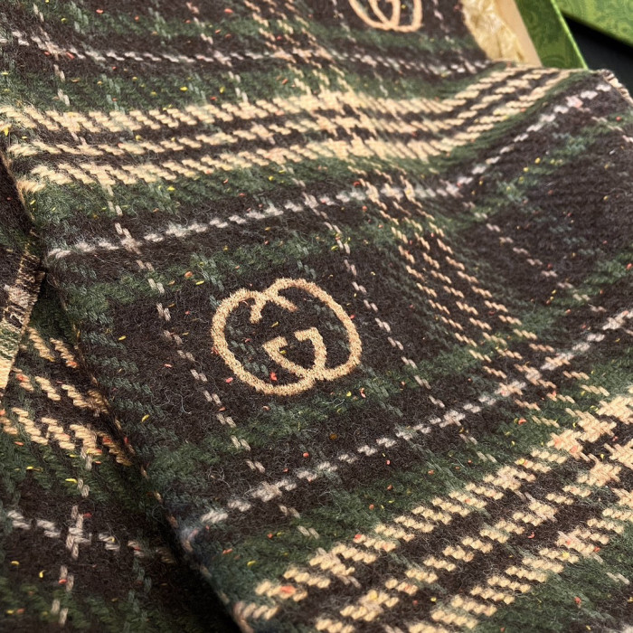 Gucci Plaid Wool Scarf #nigo96777