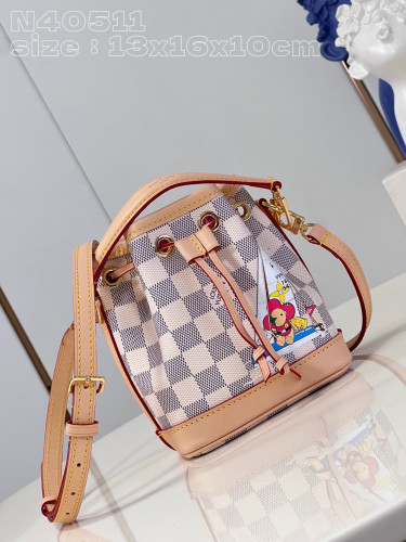 Louis Vuitton Nano Noe Printed Bucket Tote Bag #nigo22176
