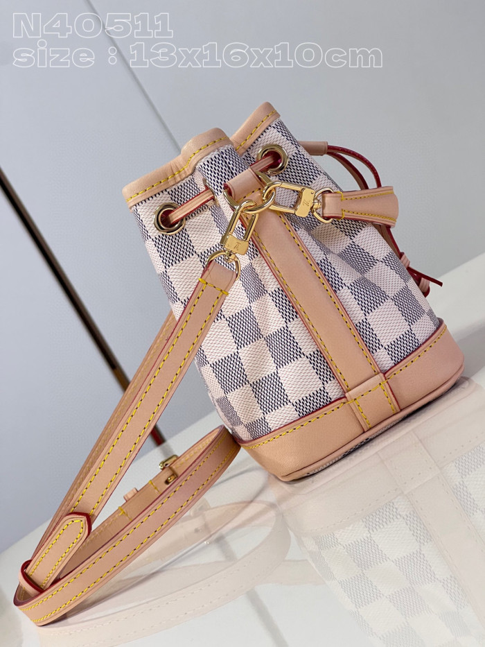 Louis Vuitton Nano Noe Printed Bucket Tote Bag #nigo22176