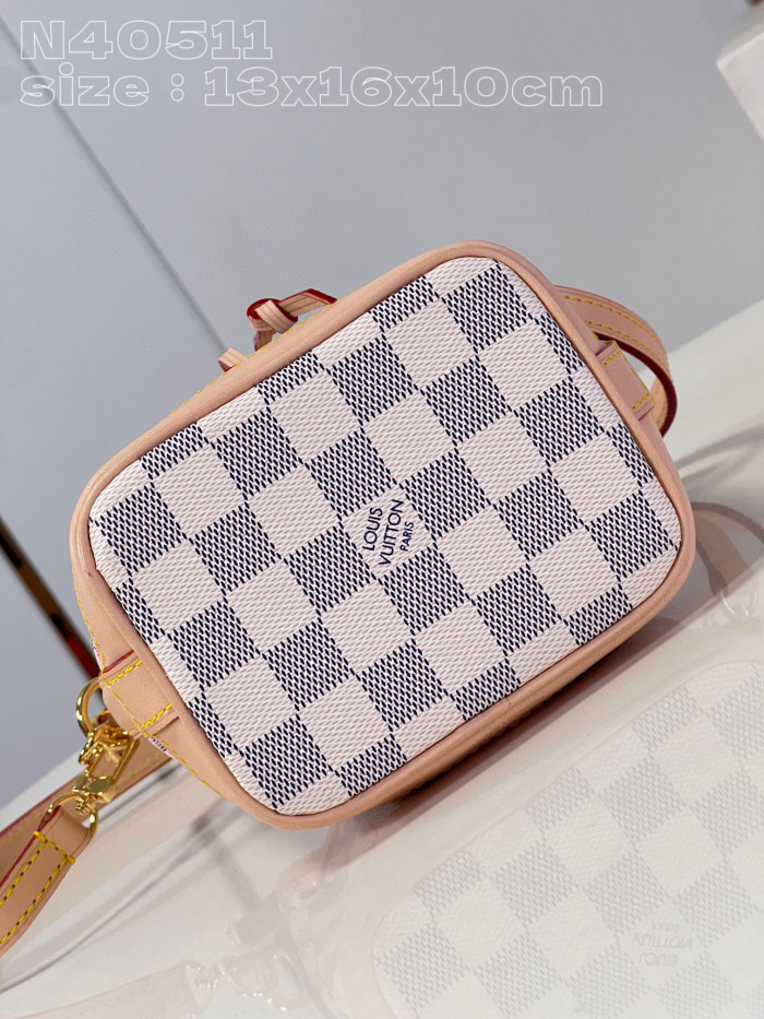Louis Vuitton Nano Noe Printed Bucket Tote Bag #nigo22176