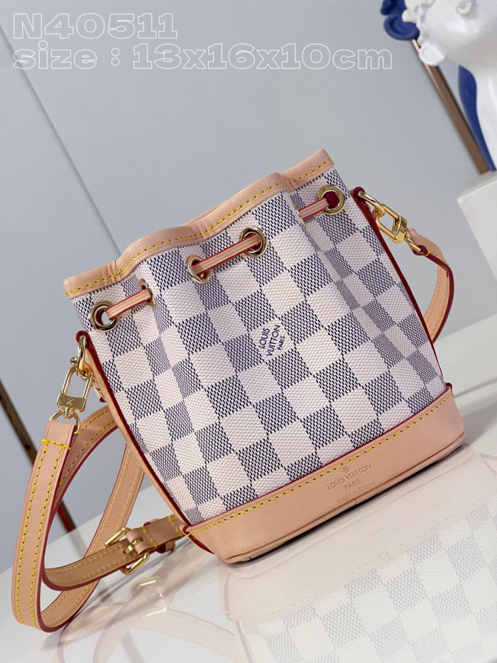 Louis Vuitton Nano Noe Printed Bucket Tote Bag #nigo22176