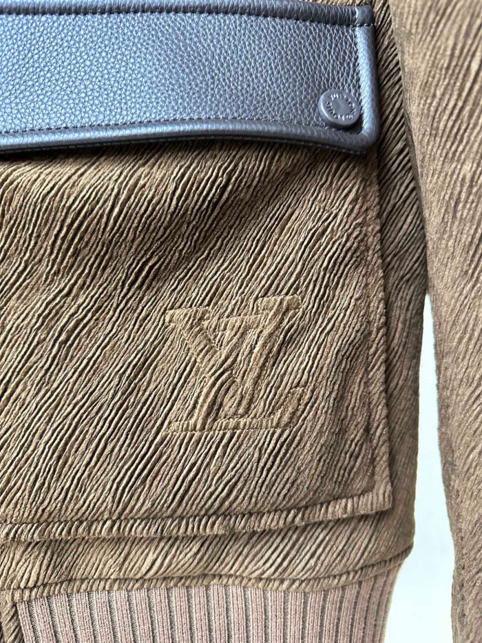 Louis Vuitton Mix Leather Blouson Jacket #nigo96816