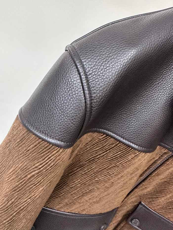 Louis Vuitton Mix Leather Blouson Jacket #nigo96816