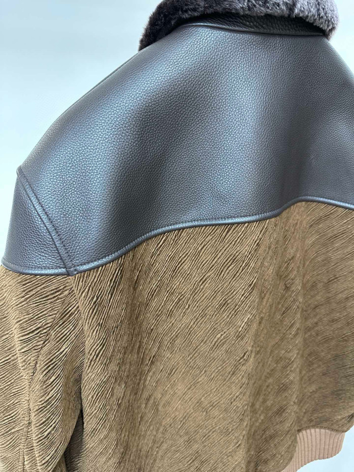Louis Vuitton Mix Leather Blouson Jacket #nigo96816