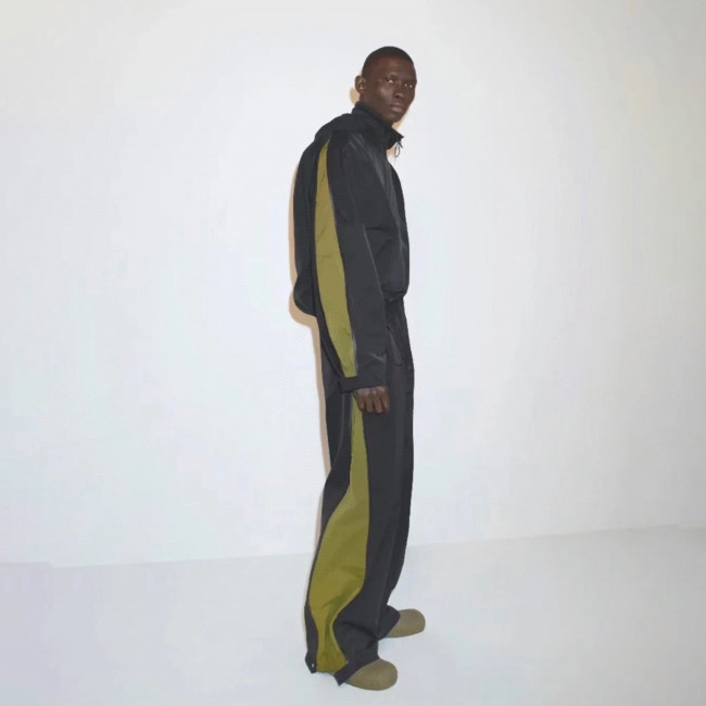Bottega Veneta Colorblocked Zipper Drawstring Loose Hooded Jacket Casual Pants Ngvp #nigo6874