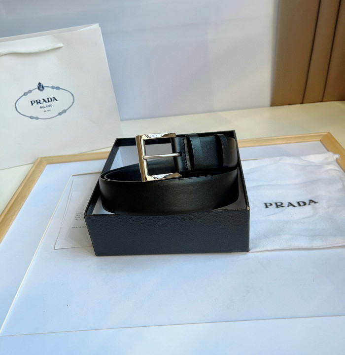 Prada Leather Accessory Belt #nigo22179