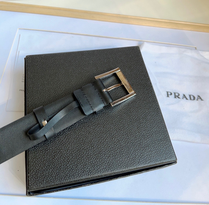 Prada Leather Accessory Belt #nigo22179