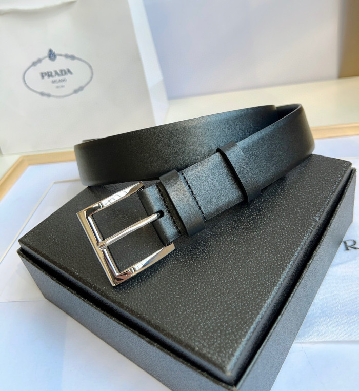 Prada Leather Accessory Belt #nigo22179