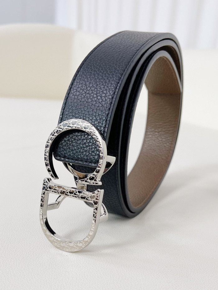 Dior CD Belt Buckle Reversible Belt Strap #nigo96823