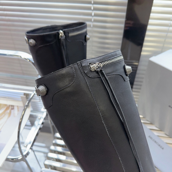 Balenciaga Cagole Leather High Heels And High Boots Shoes #nigo22181