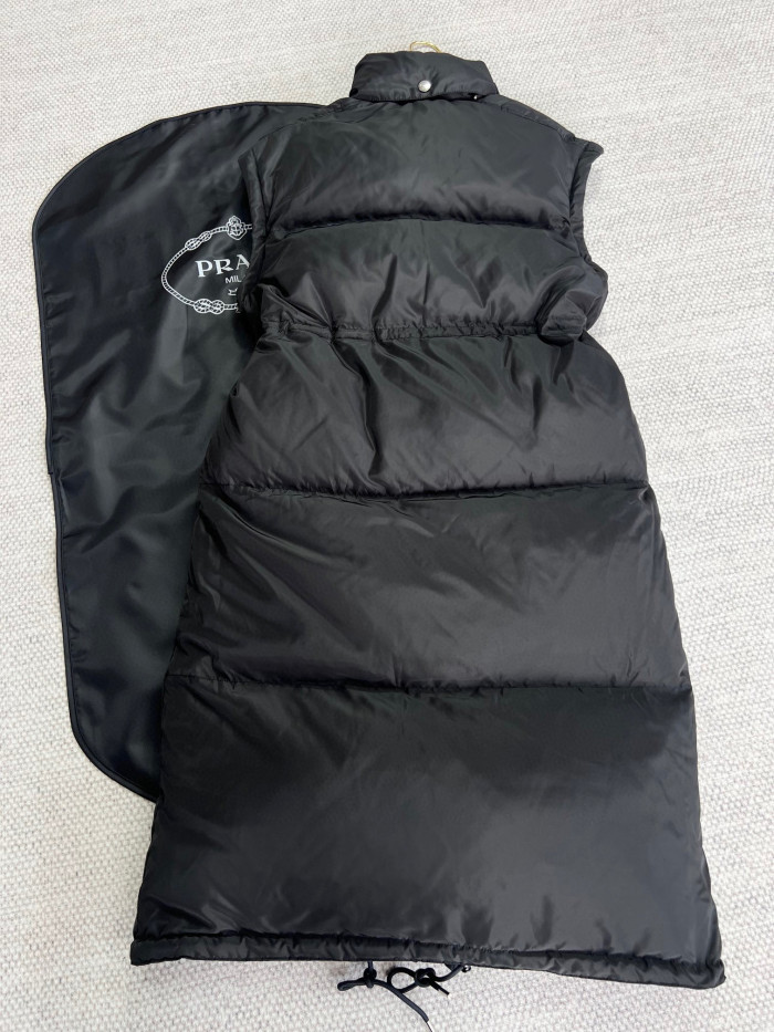 Prada Re-Nylon Long Puffer Down Coat Jacket #nigo96837