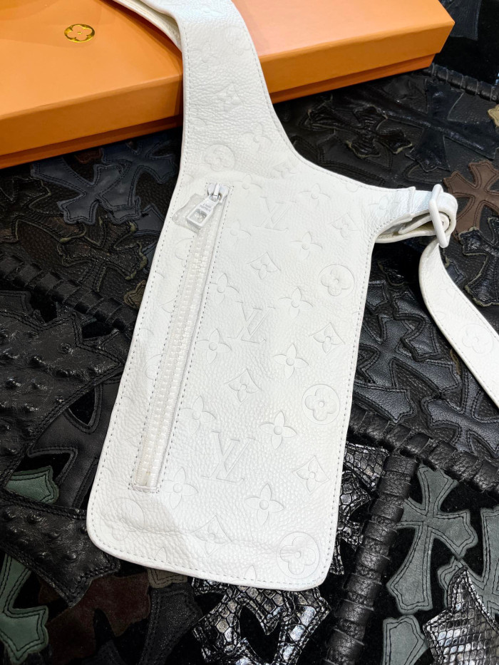 Louis Vuitton Leather Printed Vest With Accessories #nigo22172