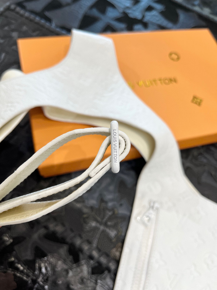 Louis Vuitton Leather Printed Vest With Accessories #nigo22172