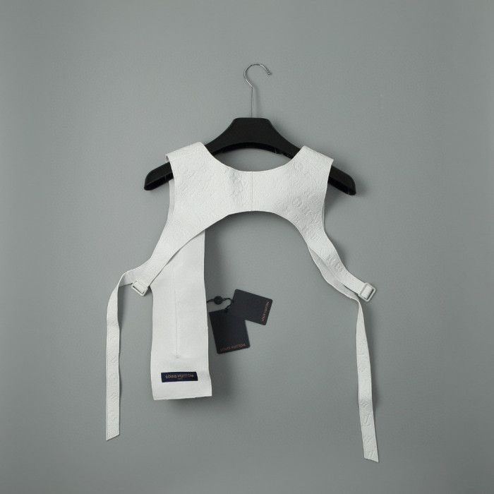 Louis Vuitton Leather Printed Vest With Accessories #nigo22172