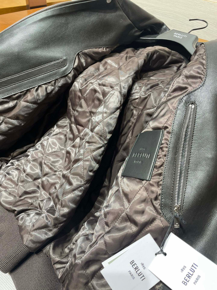 Berluti Multi-Pocket Leather Jacket Ngvp #nigo6915