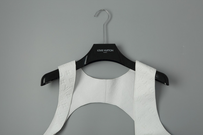 Louis Vuitton Leather Printed Vest With Accessories #nigo22172