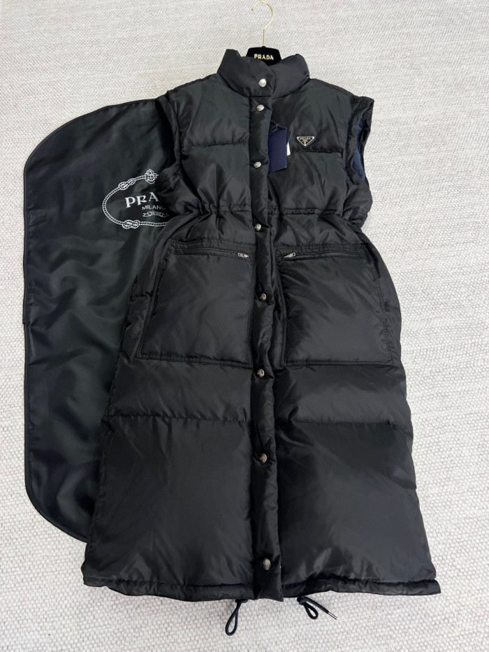 Prada Re-Nylon Long Puffer Down Coat Jacket #nigo96837