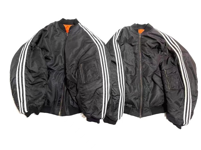 NIGO Balenciaga X Adidas Men's Striped Zip Long Sleeve Autumn and Winter Normal Fit Jacket #nigo96849
