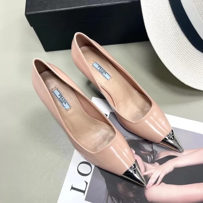 Saint Laurent NIGO Metal Pointed-Toe High-Heel Back Sandals Shoes #nigo54649