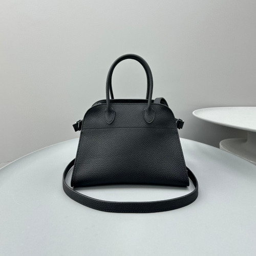 NIGO THE ROW Margaux Women's Cowhide/Suede Slide Buckle Closure Solid Color Single Shoulder Crossbody Handbag Tote Bag Shopping Bags W1255L133BLPL Ngvp #nigo6941