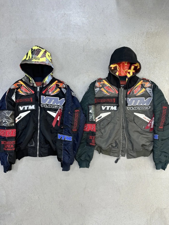 Vetements NIGO Man Motorcycle Zipper HoodedJacket #nigo94855