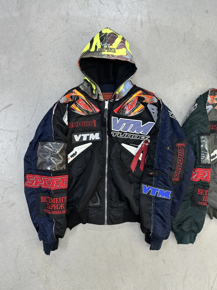 Vetements NIGO Man Motorcycle Zipper HoodedJacket #nigo94855