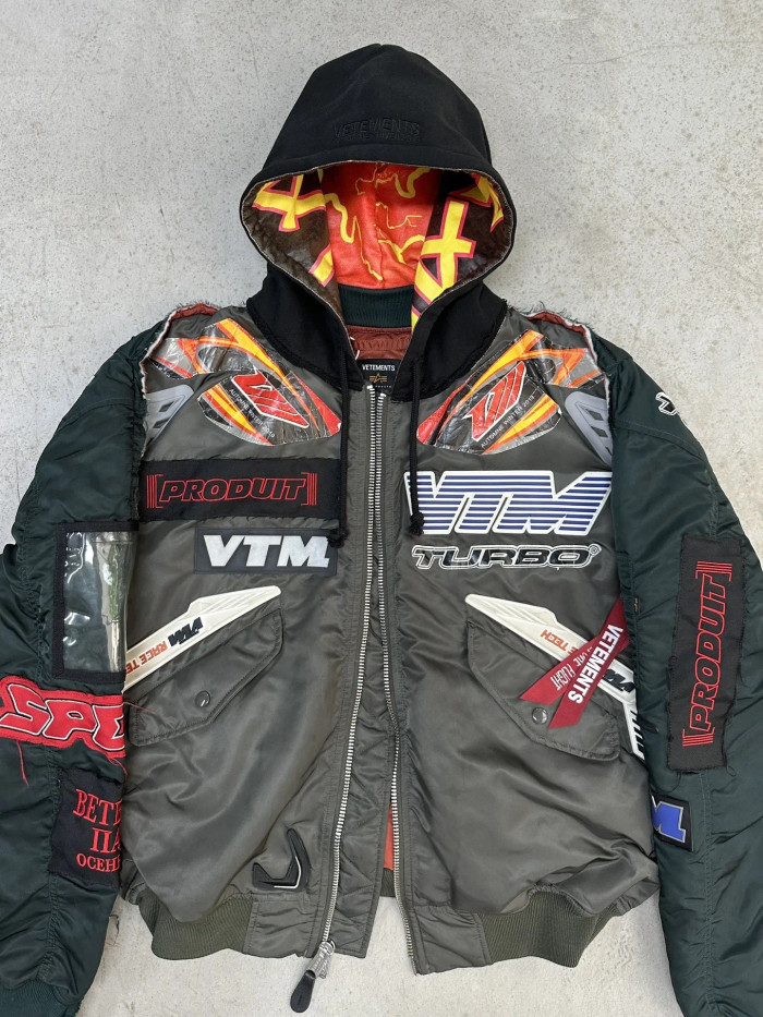 Vetements NIGO Man Motorcycle Zipper HoodedJacket #nigo94855