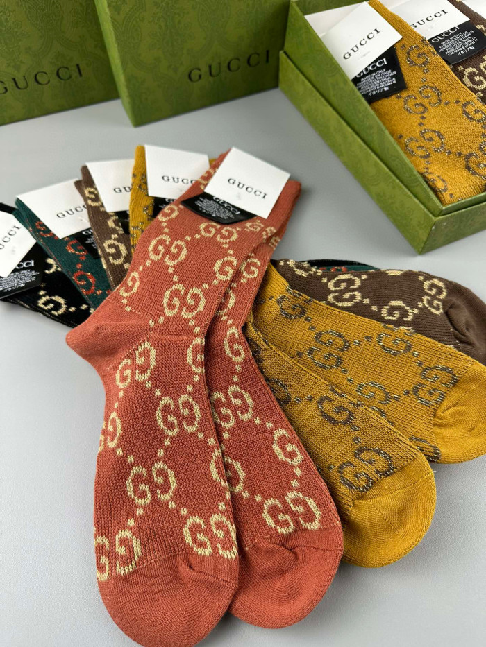 Gucci Socks 5-in-1 Set With Box #nigo96485