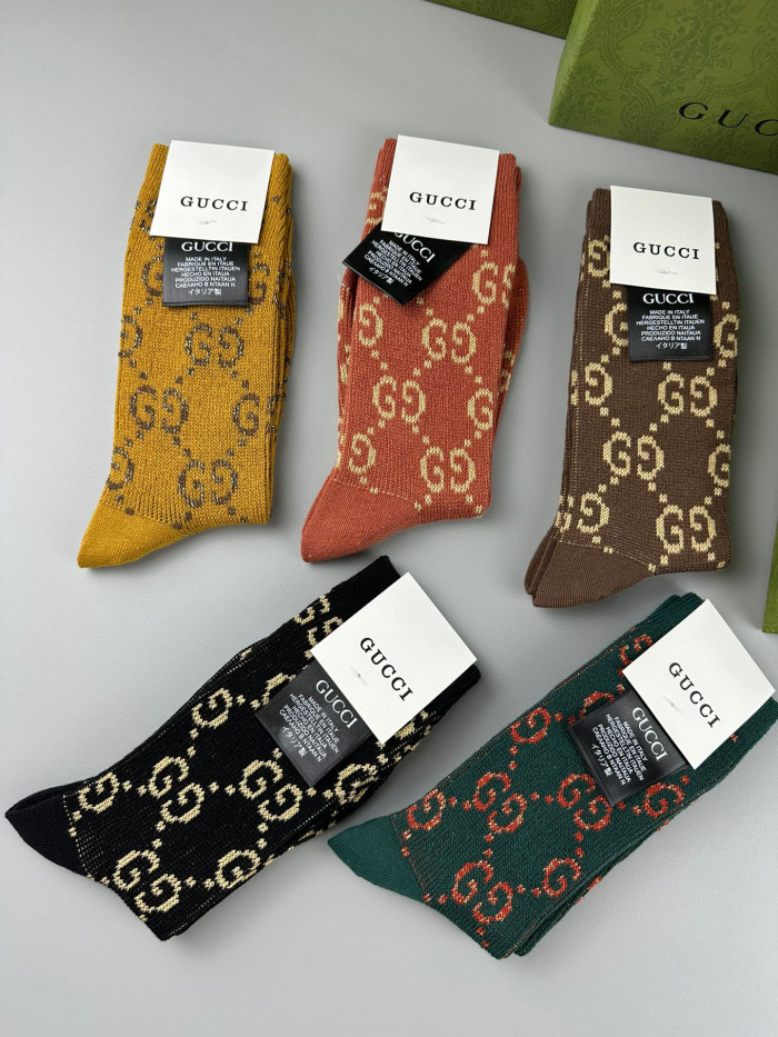 Gucci Socks 5-in-1 Set With Box #nigo96485