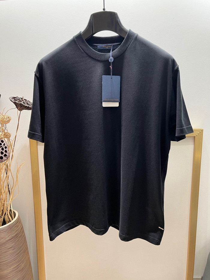 NIGO Louis Vuitton Men's Black Summer Short Sleeve Inside Out T-Shirt #nigo96929