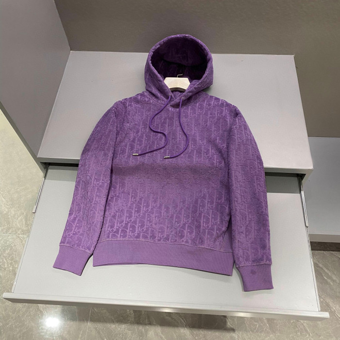 Dior Oblique Hooded Sweatshirt Relaxed Fit Loose Hoodie Pullover #nigo95126