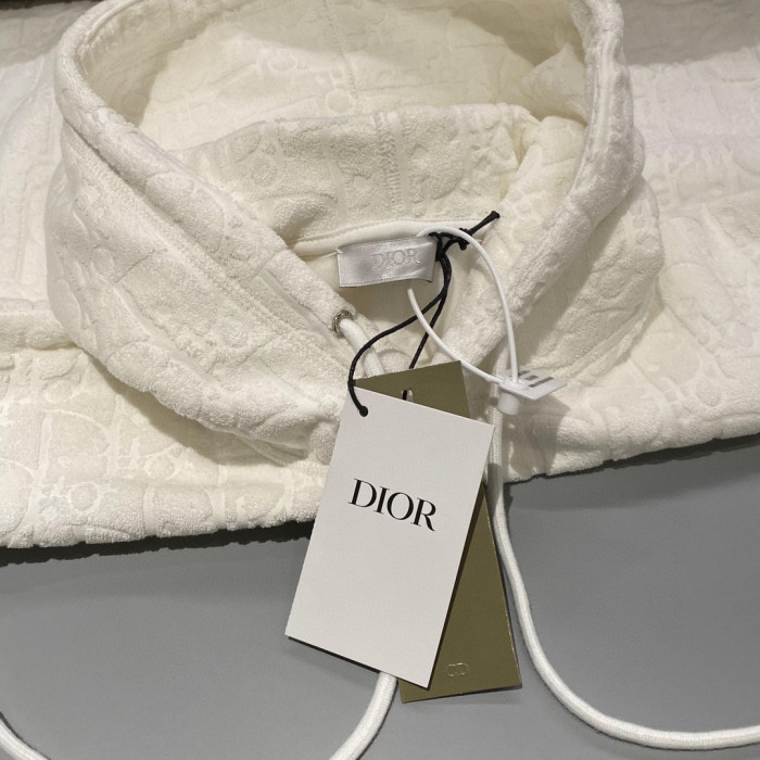 Dior Oblique Hooded Sweatshirt Relaxed Fit Loose Hoodie Pullover #nigo95126