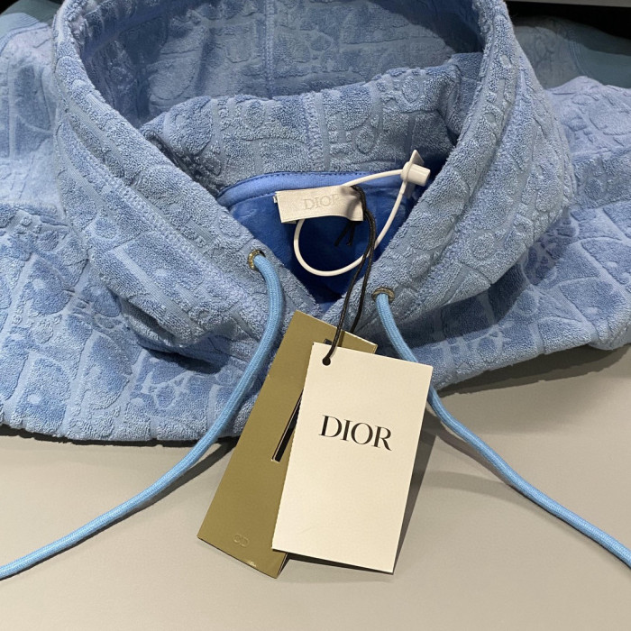Dior Oblique Hooded Sweatshirt Relaxed Fit Loose Hoodie Pullover #nigo95126