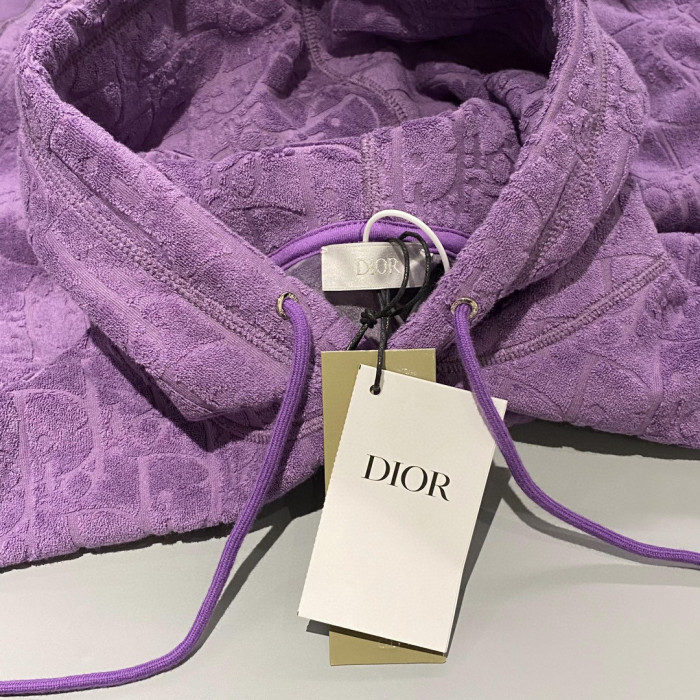 Dior Oblique Hooded Sweatshirt Relaxed Fit Loose Hoodie Pullover #nigo95126