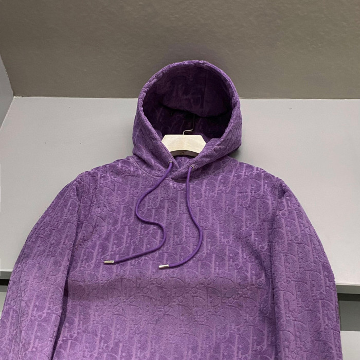 Dior Oblique Hooded Sweatshirt Relaxed Fit Loose Hoodie Pullover #nigo95126
