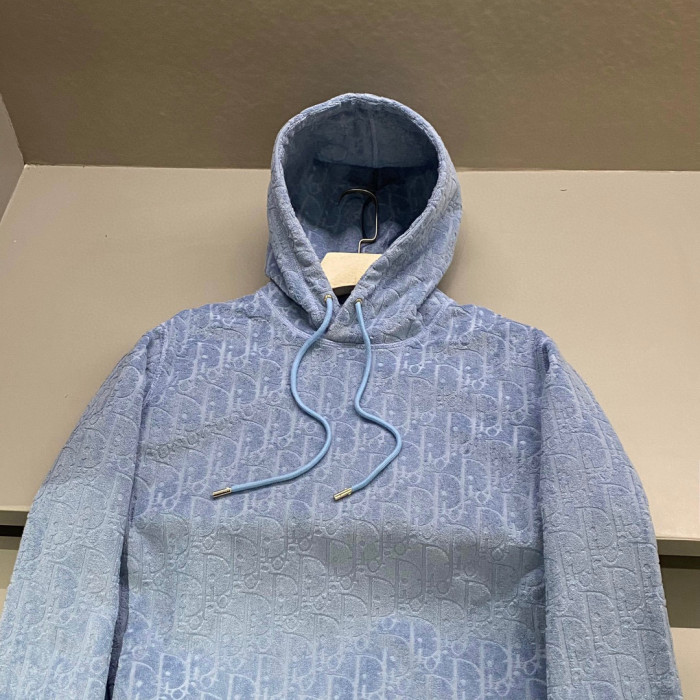 Dior Oblique Hooded Sweatshirt Relaxed Fit Loose Hoodie Pullover #nigo95126