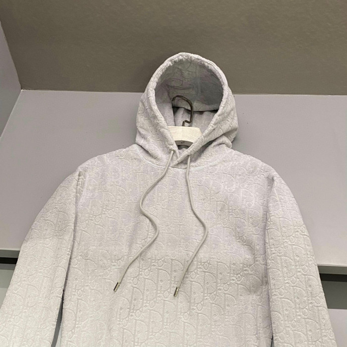 Dior Oblique Hooded Sweatshirt Relaxed Fit Loose Hoodie Pullover #nigo95126