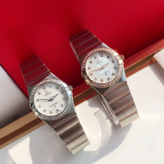 NIGO OMEGA Women's Anti-Glare Sapphire Mirror Swiss Quartz Watch #nigo96953