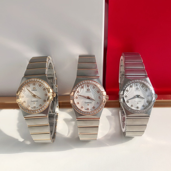 NIGO OMEGA Women's Anti-Glare Sapphire Mirror Swiss Quartz Watch #nigo96952