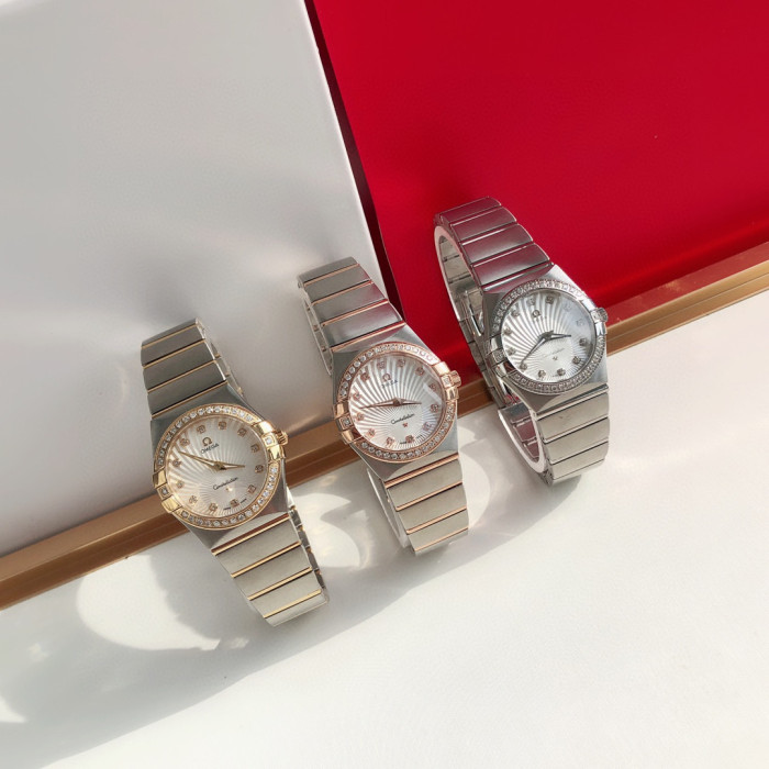 NIGO OMEGA Women's Anti-Glare Sapphire Mirror Swiss Quartz Watch #nigo96952