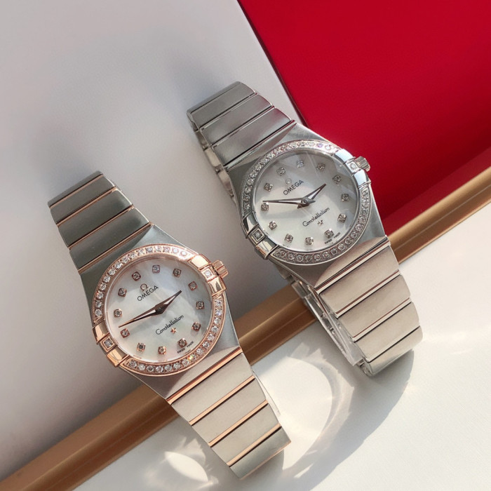 NIGO OMEGA Women's Anti-Glare Sapphire Mirror Swiss Quartz Watch #nigo96953