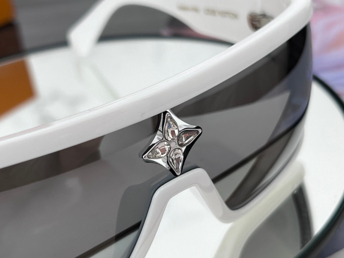 NIGO Louis Vuitton Men's Irregular Shape Plate Sunglasses Glasses #nigo96977